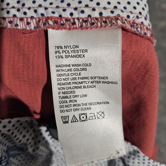 Tommy Bahama Men's Athletic Shorts in Salmon - Picture 7 of 7